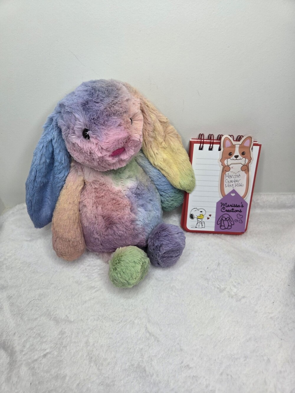 NWT Customized Medium Bashful Bunny "Cora"